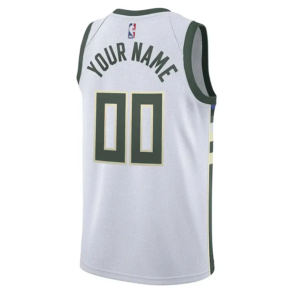Camisola Nike Branca Milwaukee Bucks 2
