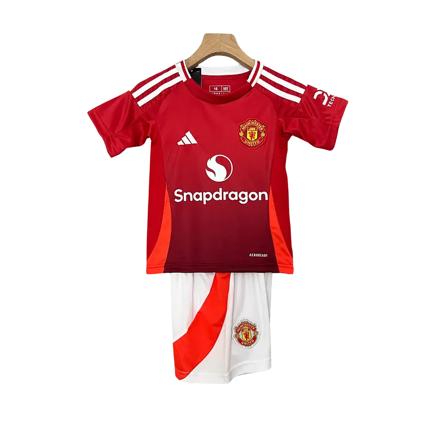 Conjunto adidas Manchester United FC Primeiro Equipamento 2024-2025 Criança 1