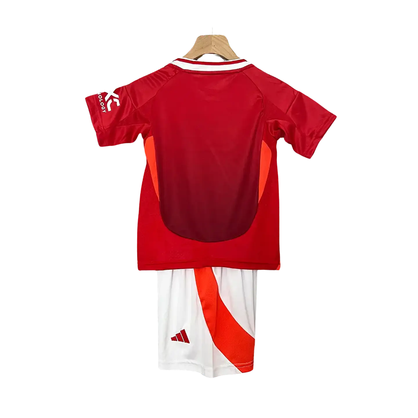 Conjunto adidas Manchester United FC Primeiro Equipamento 2024-2025 Criança 2