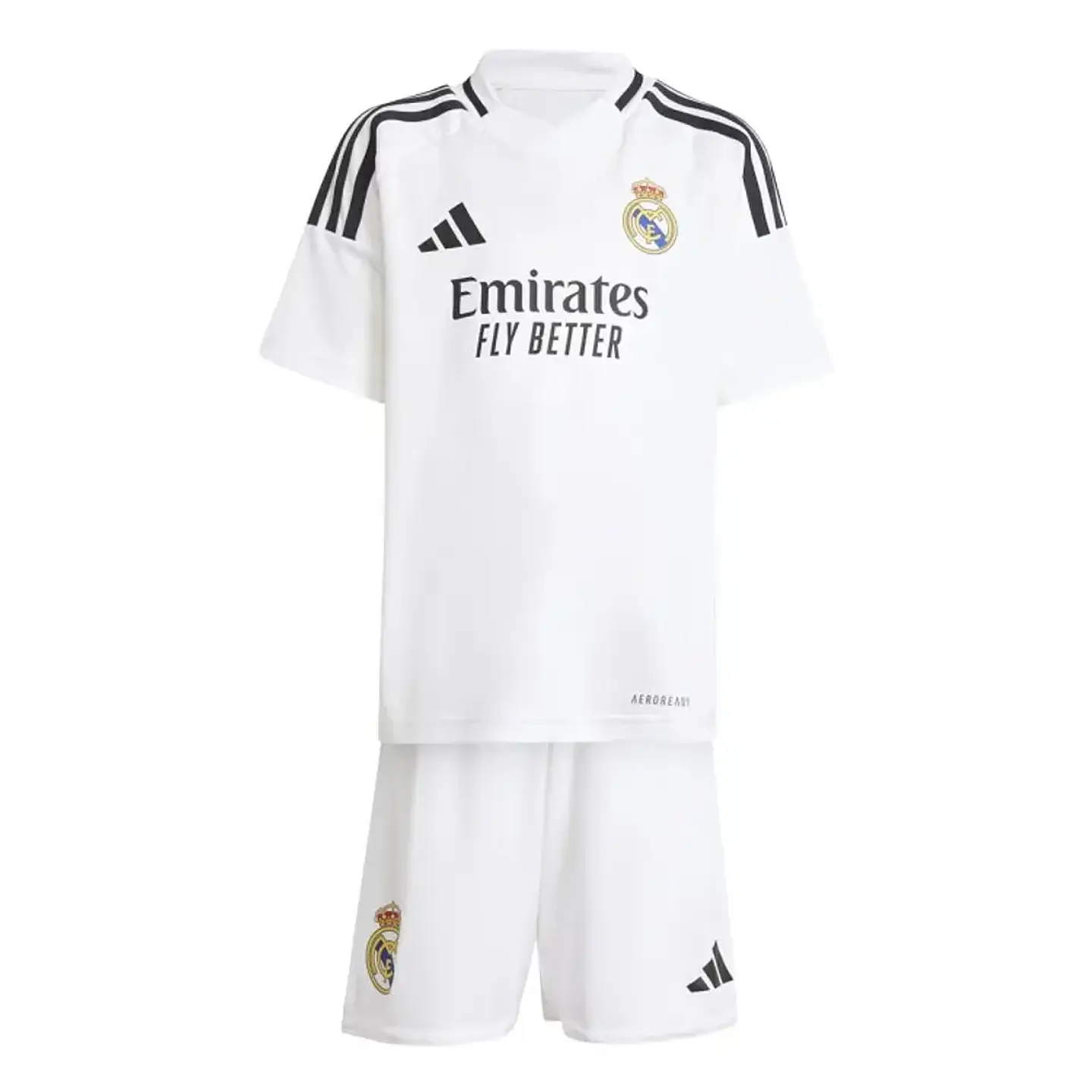 Conjunto Criança Adidas Real Madrid Primeiro Equipamento 2024-2025 1