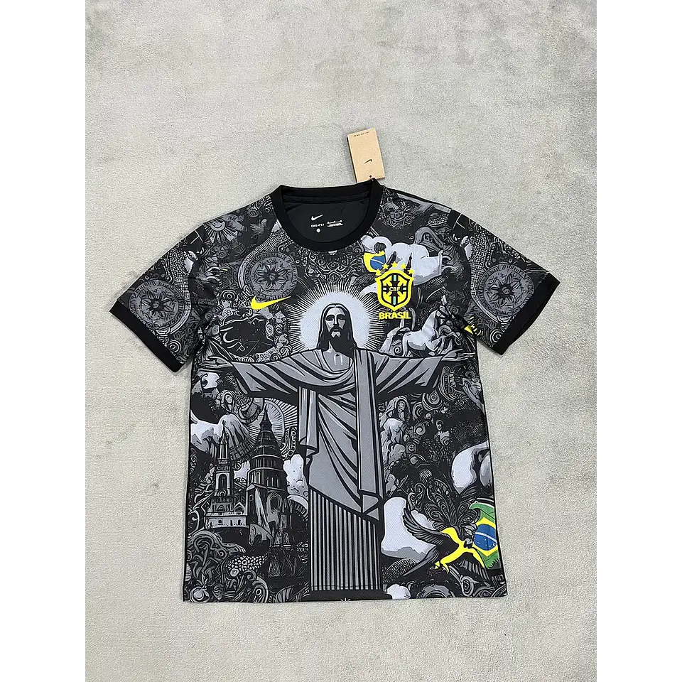 Camisola Nike Brasil Edição Jesus 2024-2025 1