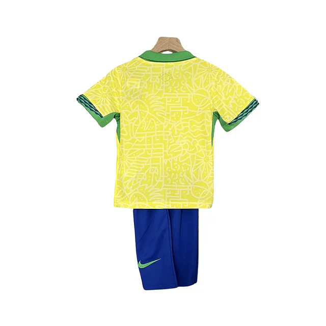 Conjunto Nike Brasil Principal Equipamento 2024 Criança 2