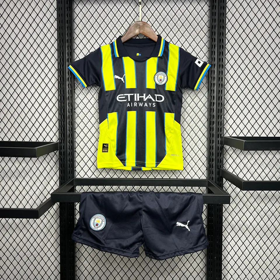Conjunto Puma Manchester City Alternativo Equipamento 2024-2025 Criança 1