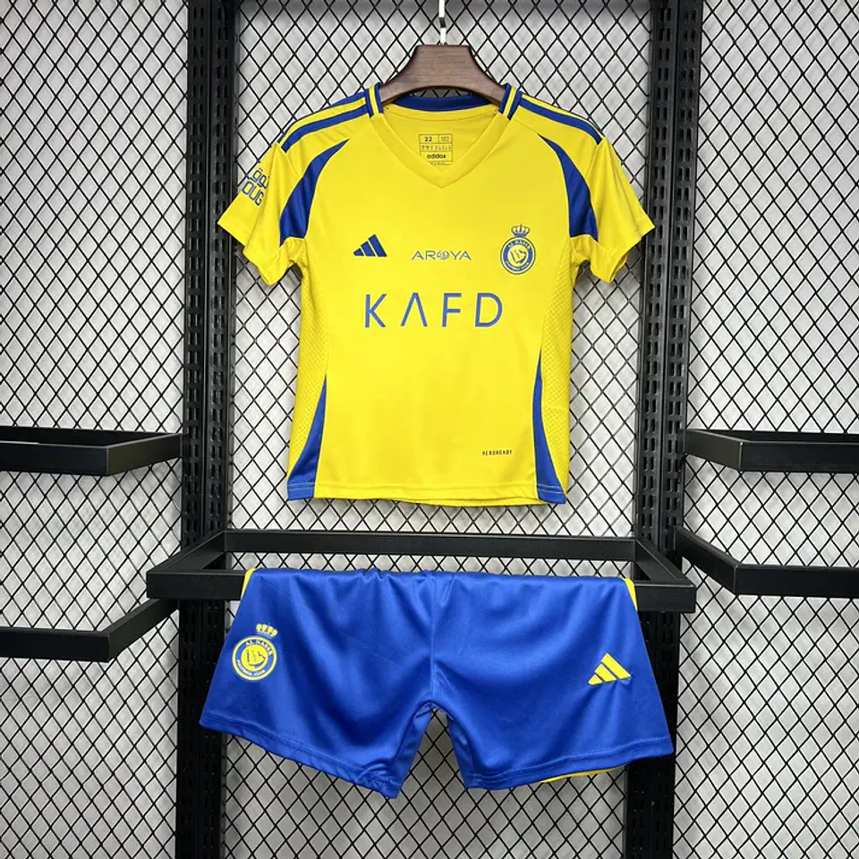 Conjunto Nike Al-Nassr Primeiro Equipamento 2024/2025 Criança 1