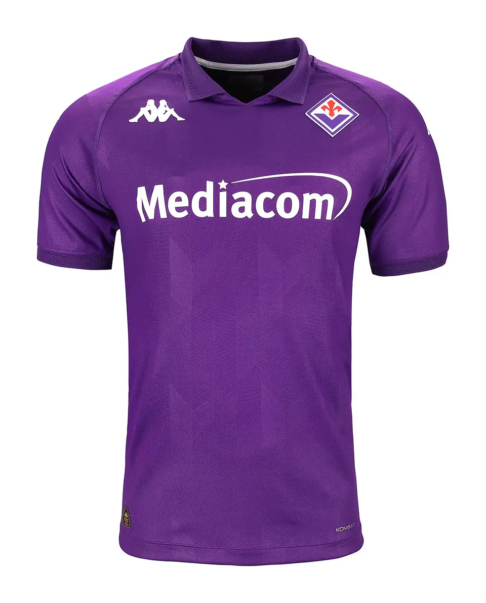Camisola Kappa ACF Fiorentina Primeiro Equipamento 2024-2025 1