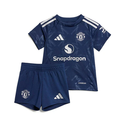 Conjunto adidas Manchester United FC Segundo Equipamento 2024-2025 Criança