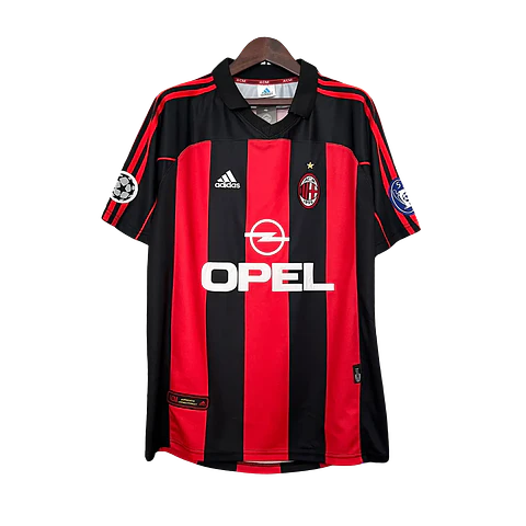Camisola Milan Principal UCL 00/01 Retro