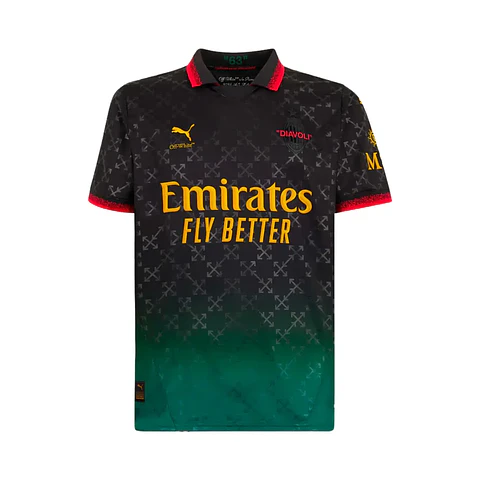 Camisola Milan Principal Preta 24/25 - Edição Especial