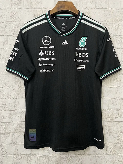 Camisola Mercedes Preta 2025