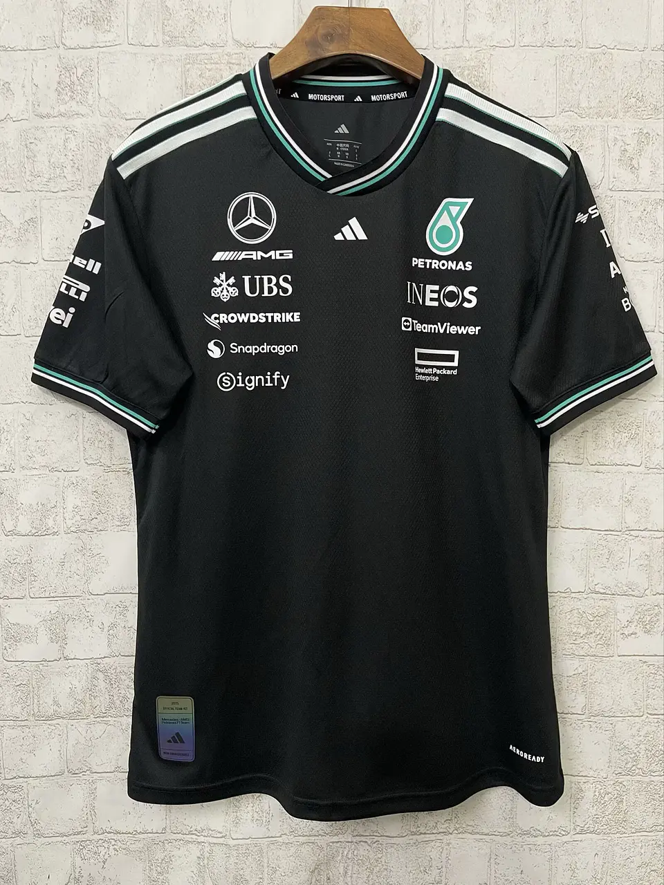 Camisola Mercedes Preta 2025 1
