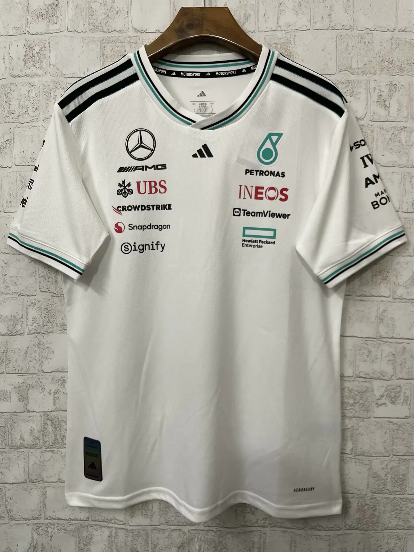 Camisola Mercedes Branca 2025 1