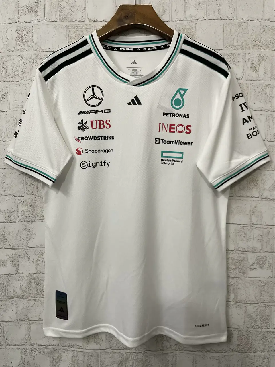 Camisola Mercedes Branca 2025 1