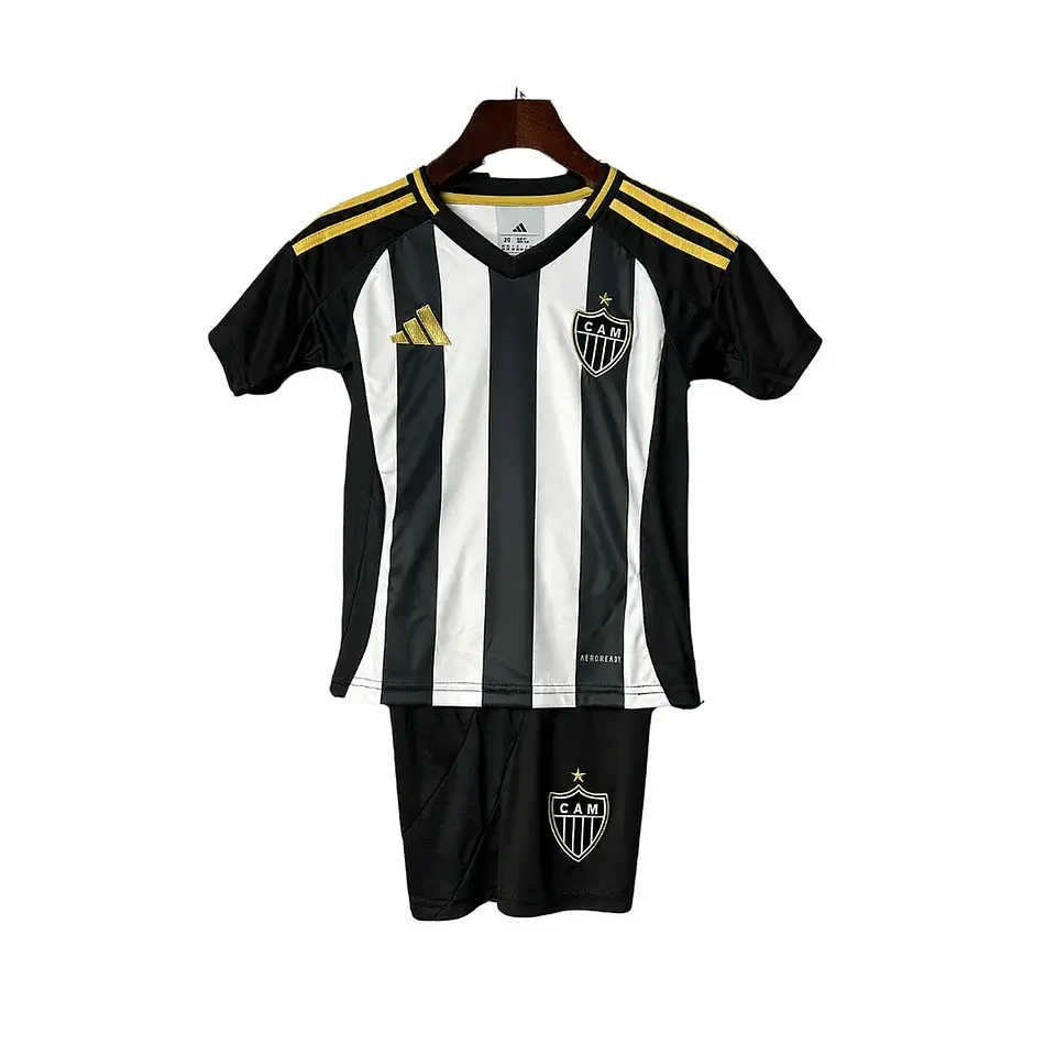 Conjunto At. Mineiro Primeiro Equipamento 25/26 Criança 1