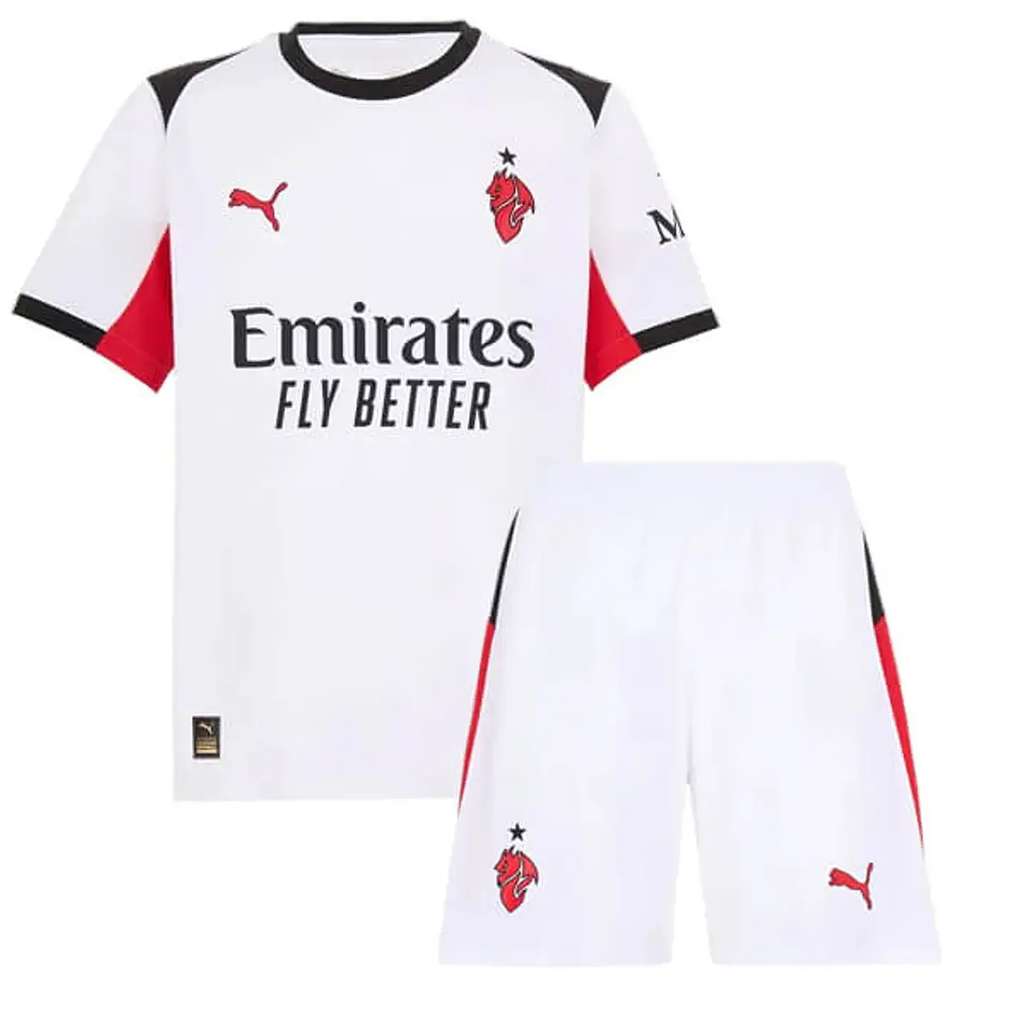 Conjunto AC Milan Equipamento Alternativo 25/26 - Criança 1