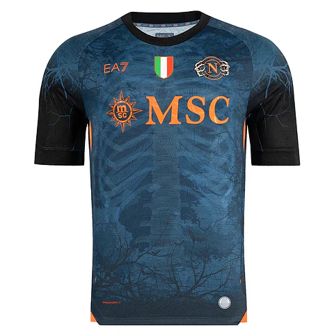 Camisola Napoles Halloween Equipamento Azul 2025-2026