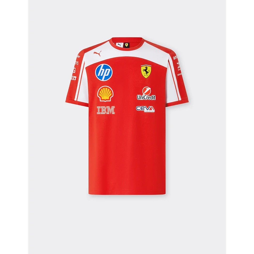 T-Shirt Equipa Ferrari 2026 1