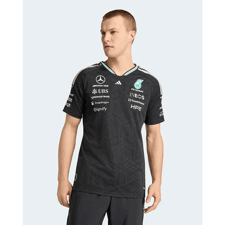 T-Shirt Equipa Mercedes 2026 - Preto 1