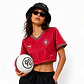 camisola Principal Portugal 2026 - Croptop Feminino - Thumbnail 1