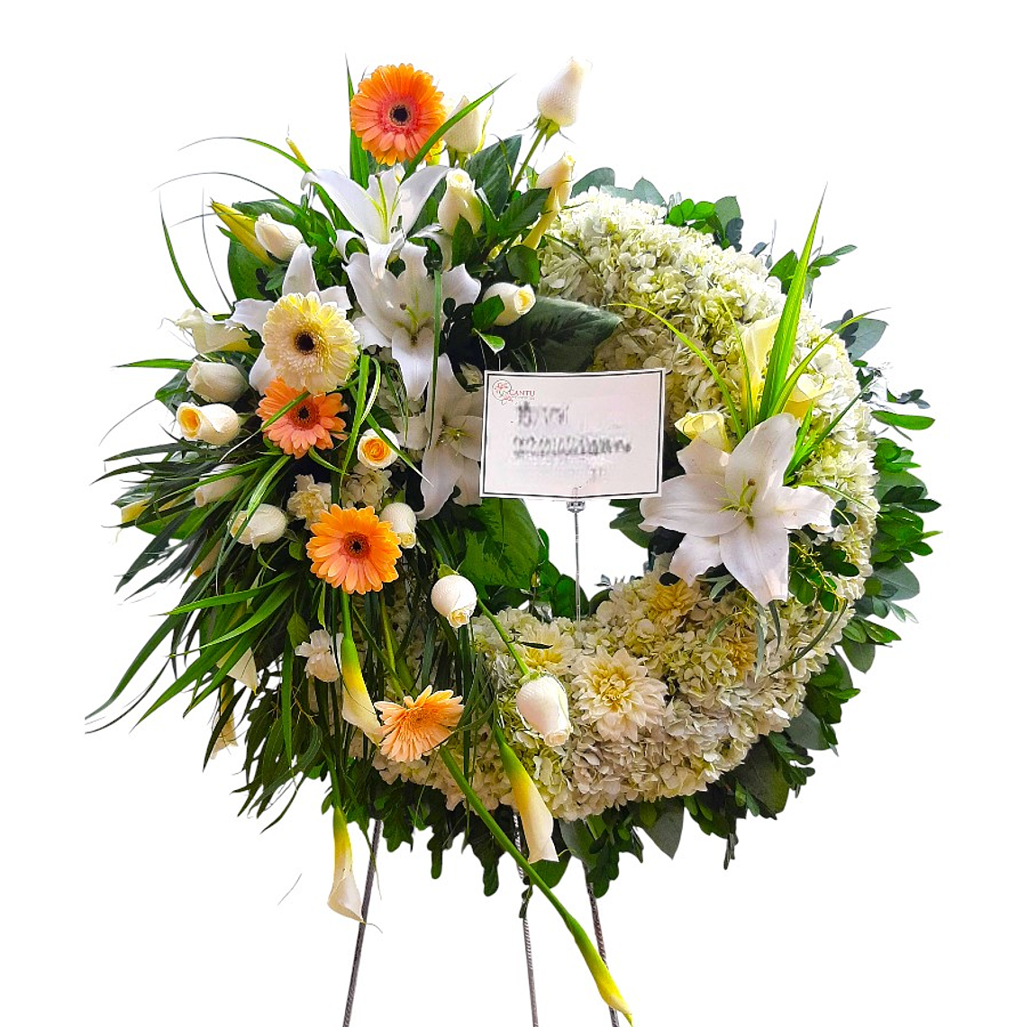 Corona Floral - Rosas y Gerberas 1