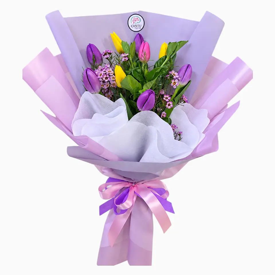 Ramo De 9 Tulipanes 1