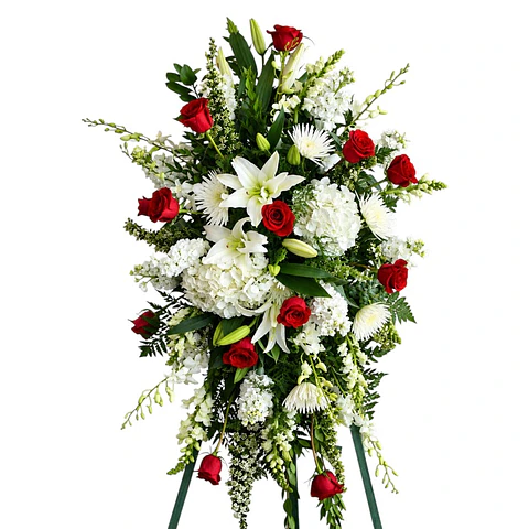 Corona Floral Expandida - Rosas y Hortencias