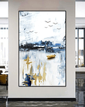 Painel em Canvas Bateau