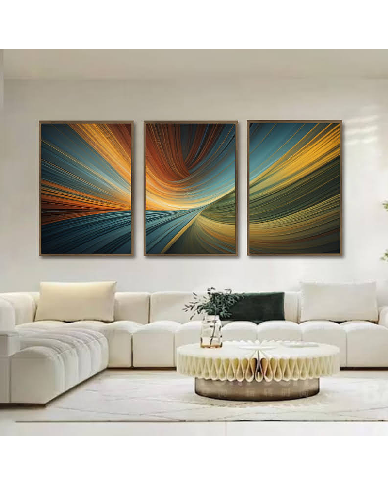 Trio de Quadros Morgana