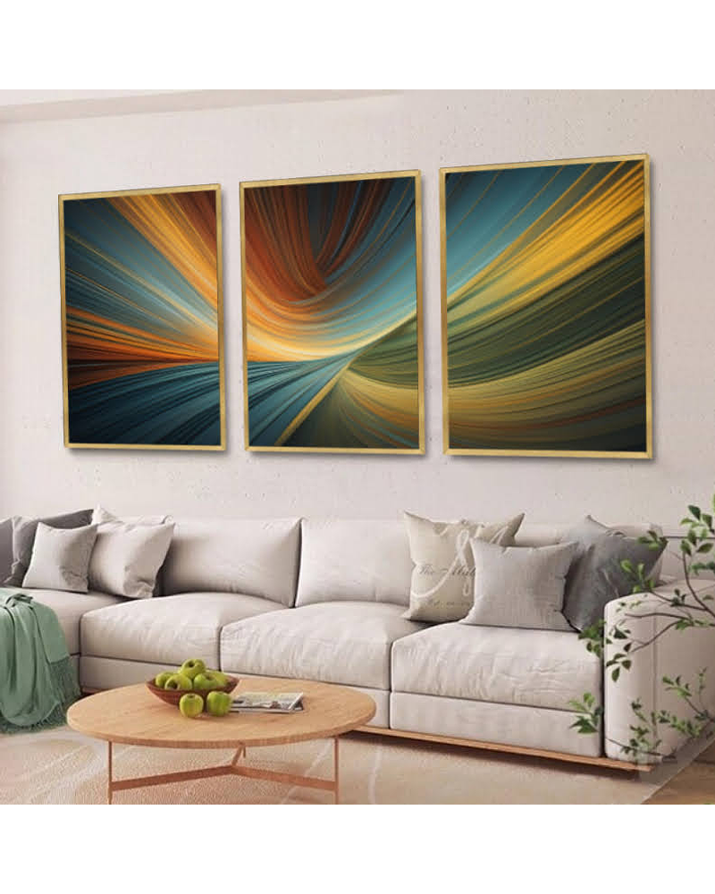 Trio de Quadros Morgana