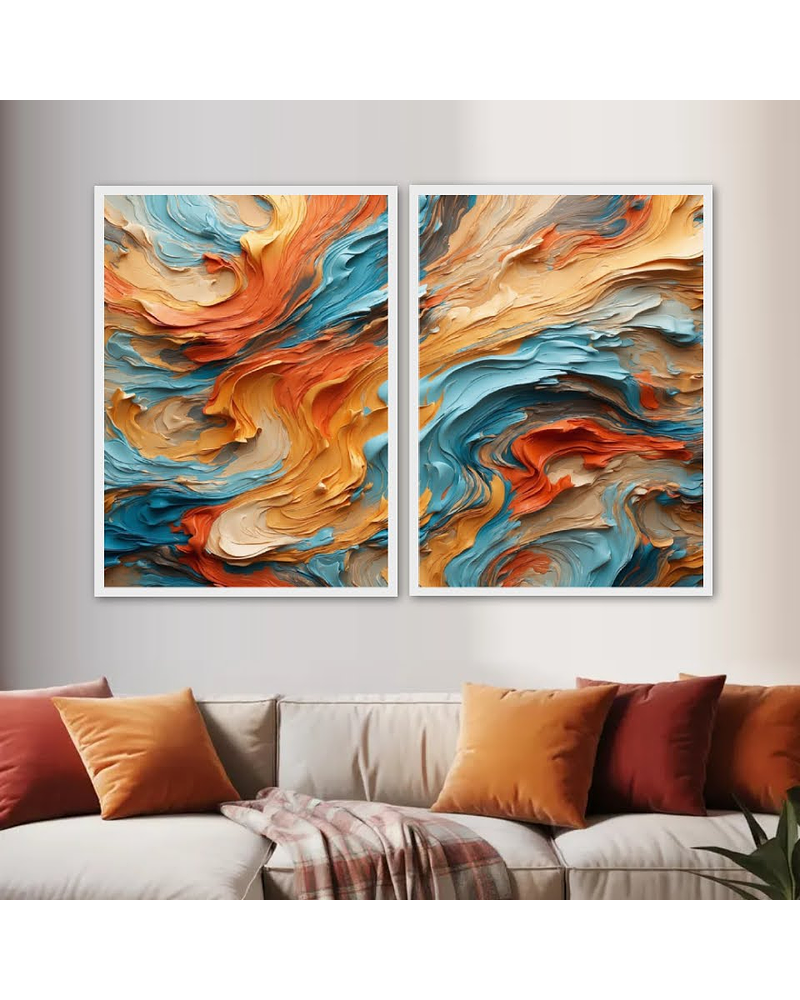 Conjunto de Quadros Cores 