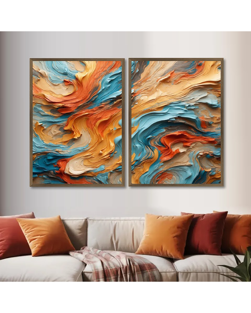 Conjunto de Quadros Cores 