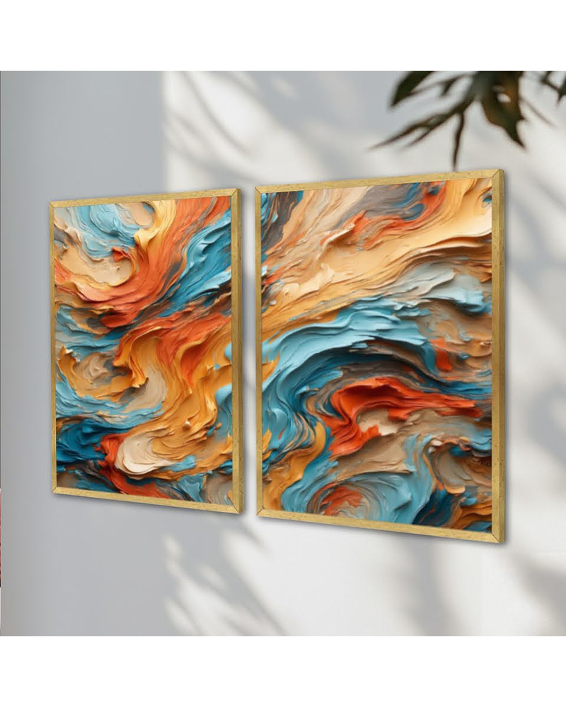 Conjunto de Quadros Cores 