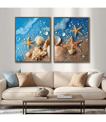 Conjunto de Quadros Estrela do Mar 