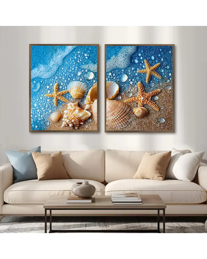 Conjunto de Quadros Estrela do Mar 
