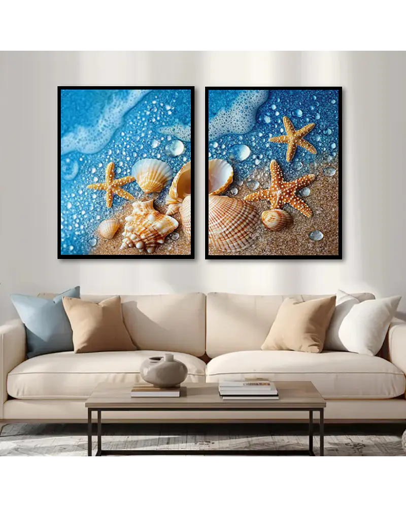 Conjunto de Quadros Estrela do Mar 