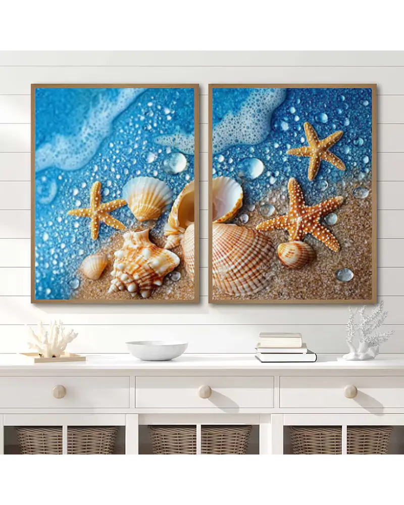 Conjunto de Quadros Estrela do Mar 