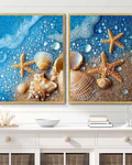 Conjunto de Quadros Estrela do Mar 