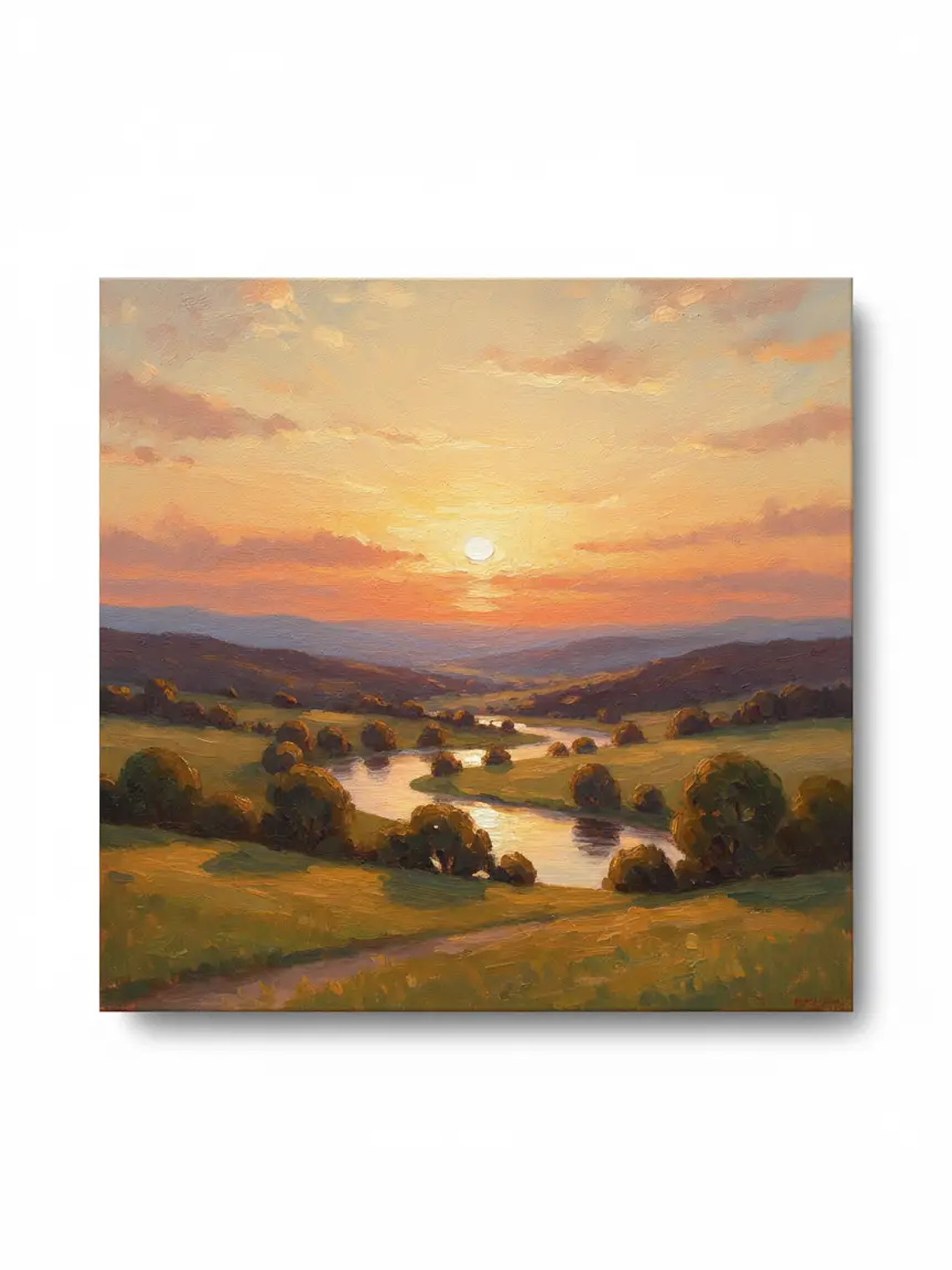 Pôr do sol sobre o silêncio 1