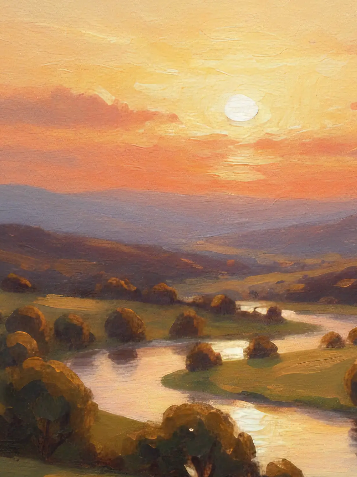 Pôr do sol sobre o silêncio 2