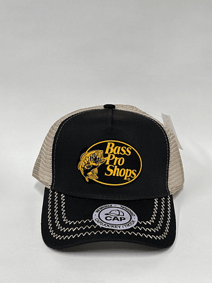 Jockey de malla 5p - Negro x Beige - Bass Pro Shops