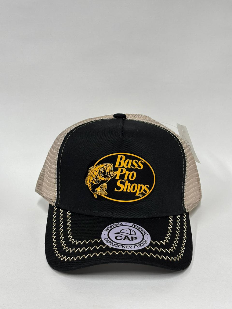 Jockey de malla 5p - Negro x Beige - Bass Pro Shops 1