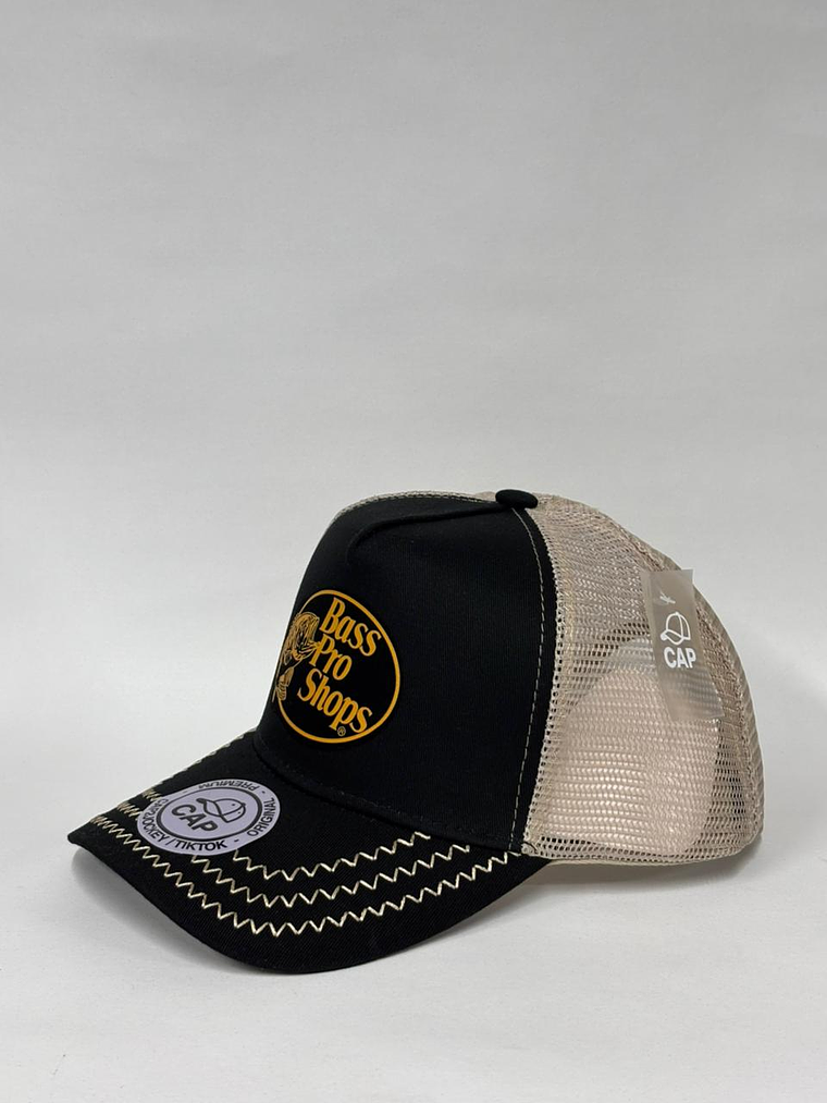 Jockey de malla 5p - Negro x Beige - Bass Pro Shops 2