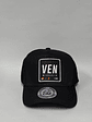 Gorra de lona con malla laser 5p - negro / Ven  - Miniatura 1