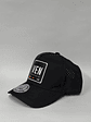 Gorra de lona con malla laser 5p - negro / Ven  - Miniatura 2