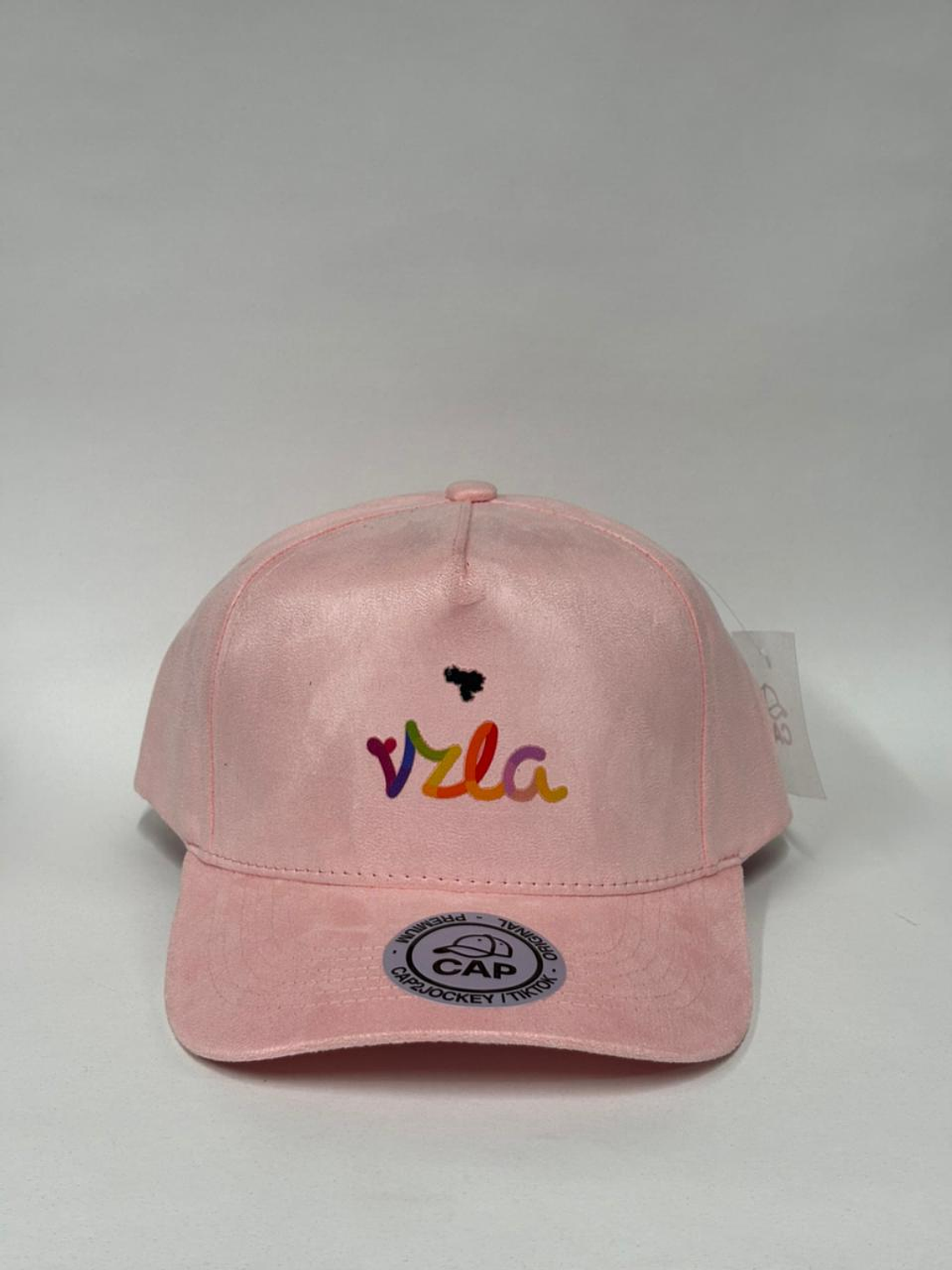 Gorra de gamuza en 5p - Rosado / Vzla mapa 1