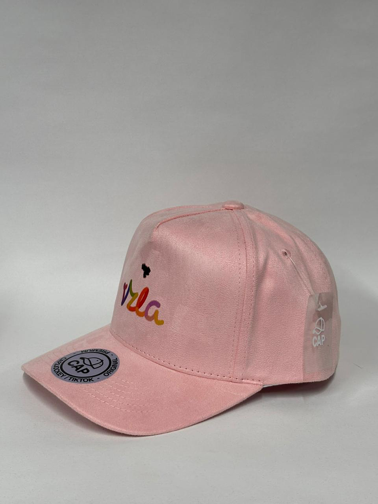 Gorra de gamuza en 5p - Rosado / Vzla mapa 2