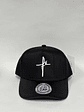 Gorra lisa de 5p - Negro / FE  - Miniatura 1