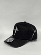 Gorra lisa de 5p - Negro / FE  - Miniatura 2