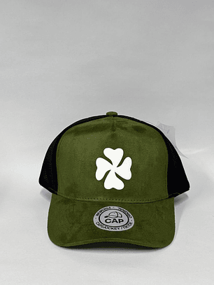 Jockey de malla gamuzado 5p  - Verde / Trébol 