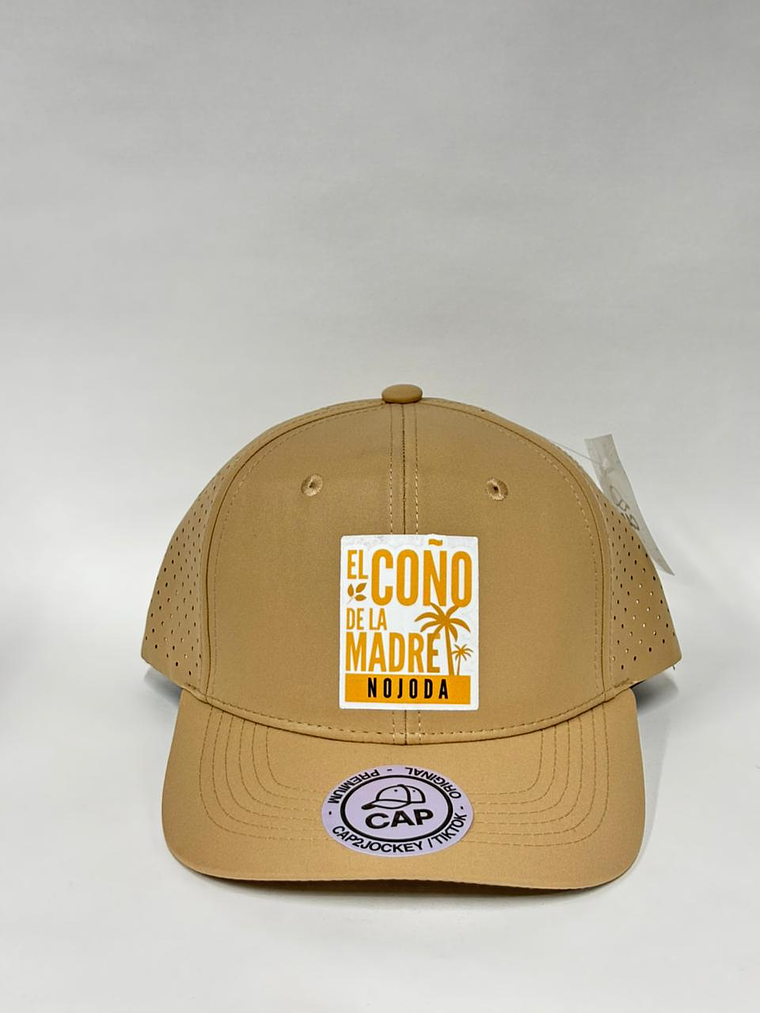 Gorra de lona lisa con laser 6p - Beige /  El coño de la M 1