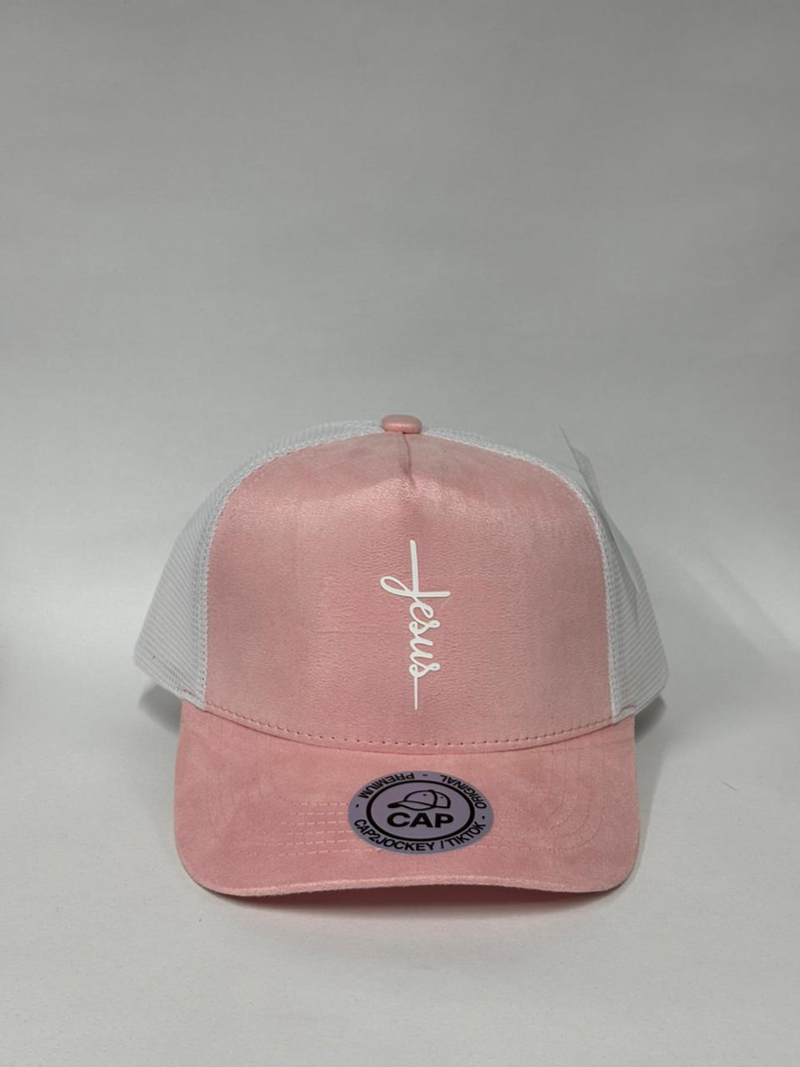 Jockey de malla en gamuza - Rosado / Jesús  1